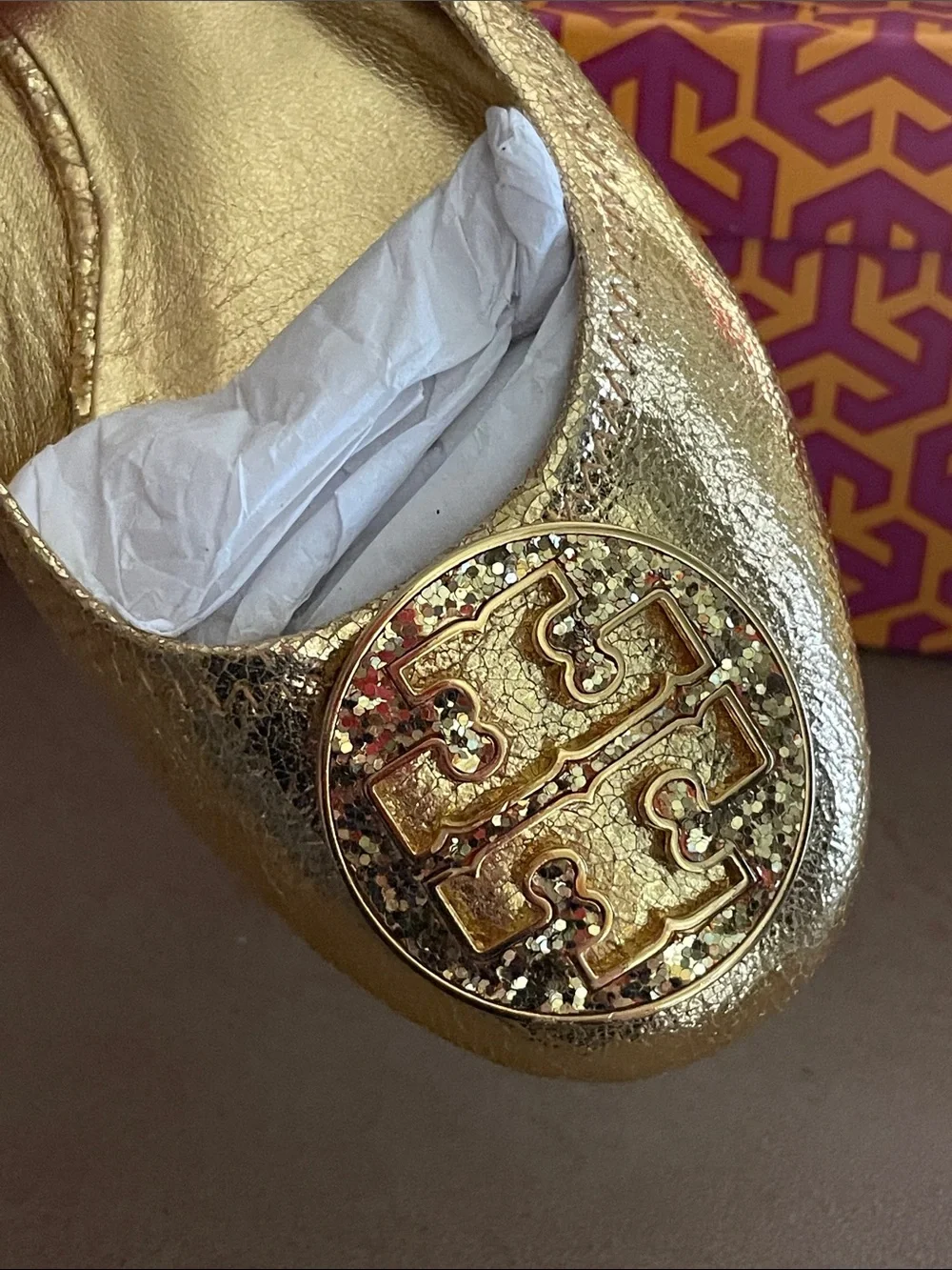 Tory Burch - Golden Metallic Flats